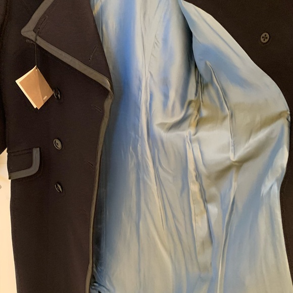 Coach Black Wool ankle length coat size 14 - Picture 9 of 9